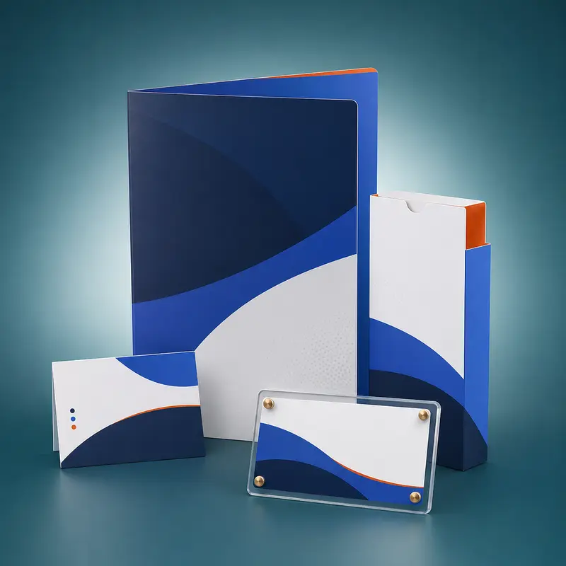 Materiais gráficos personalizados para clínicas e hospitais
