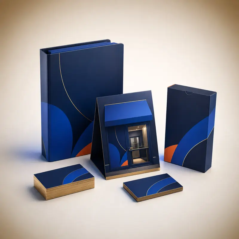 Materiais gráficos personalizados para franquias