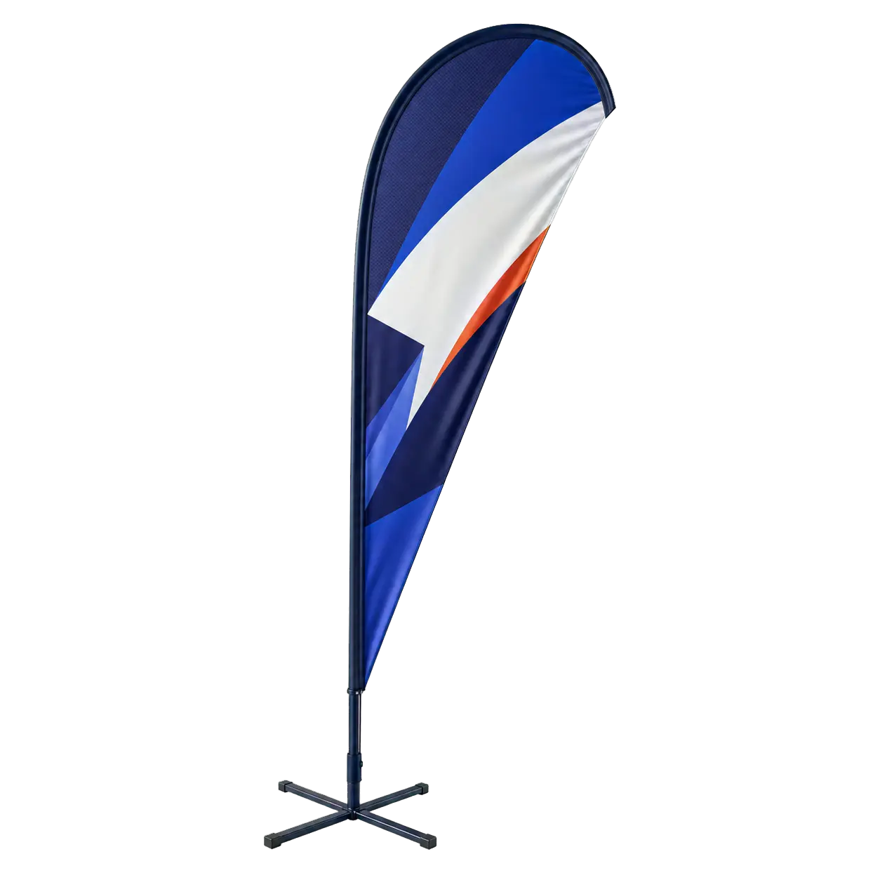 Wind banner personalizado com impressão colorida