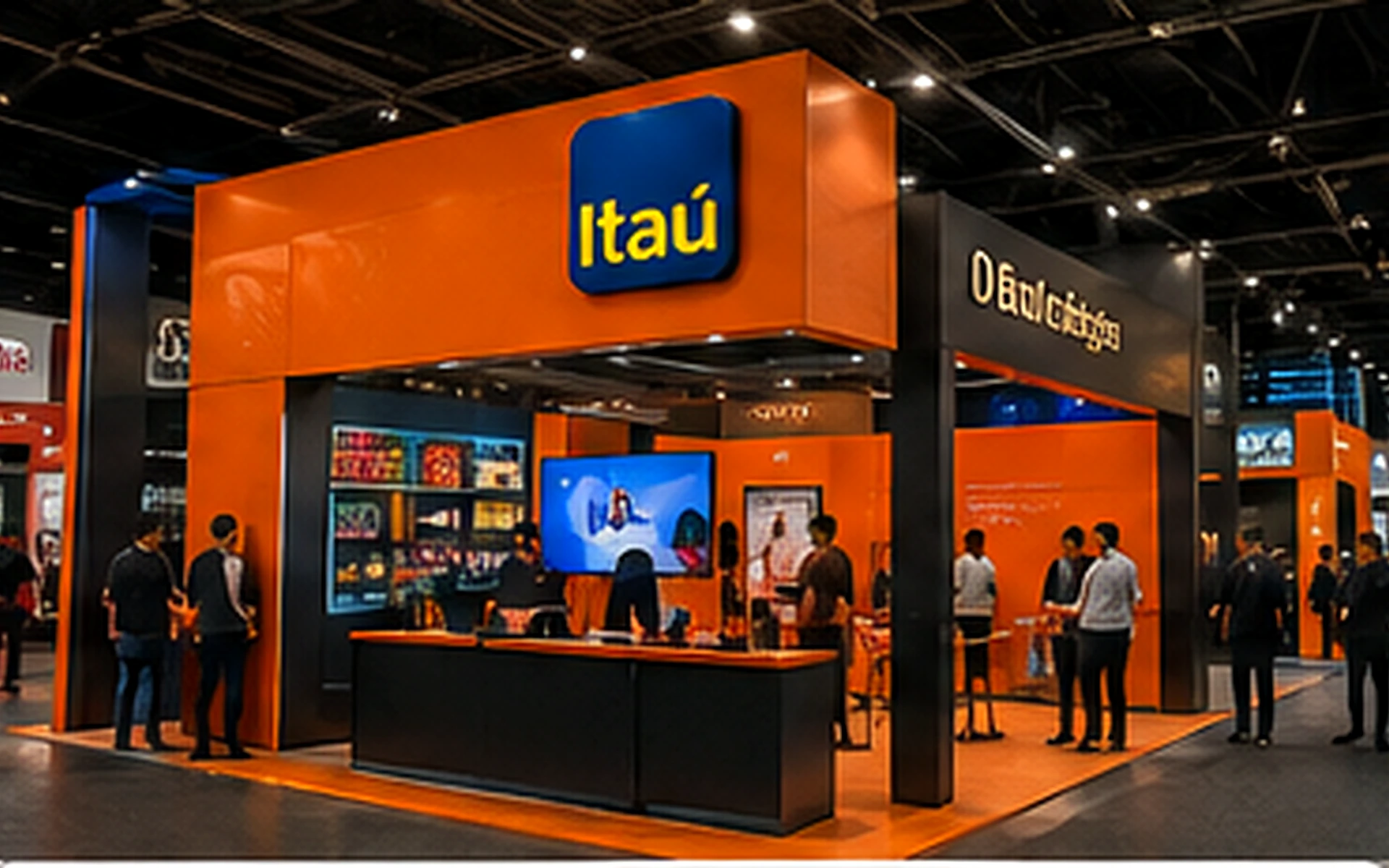Case de ativação de marca do Itaú em convenção corporativa