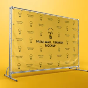Lona backdrop 280g acabamento bainha e ilhos metro quadrado m²