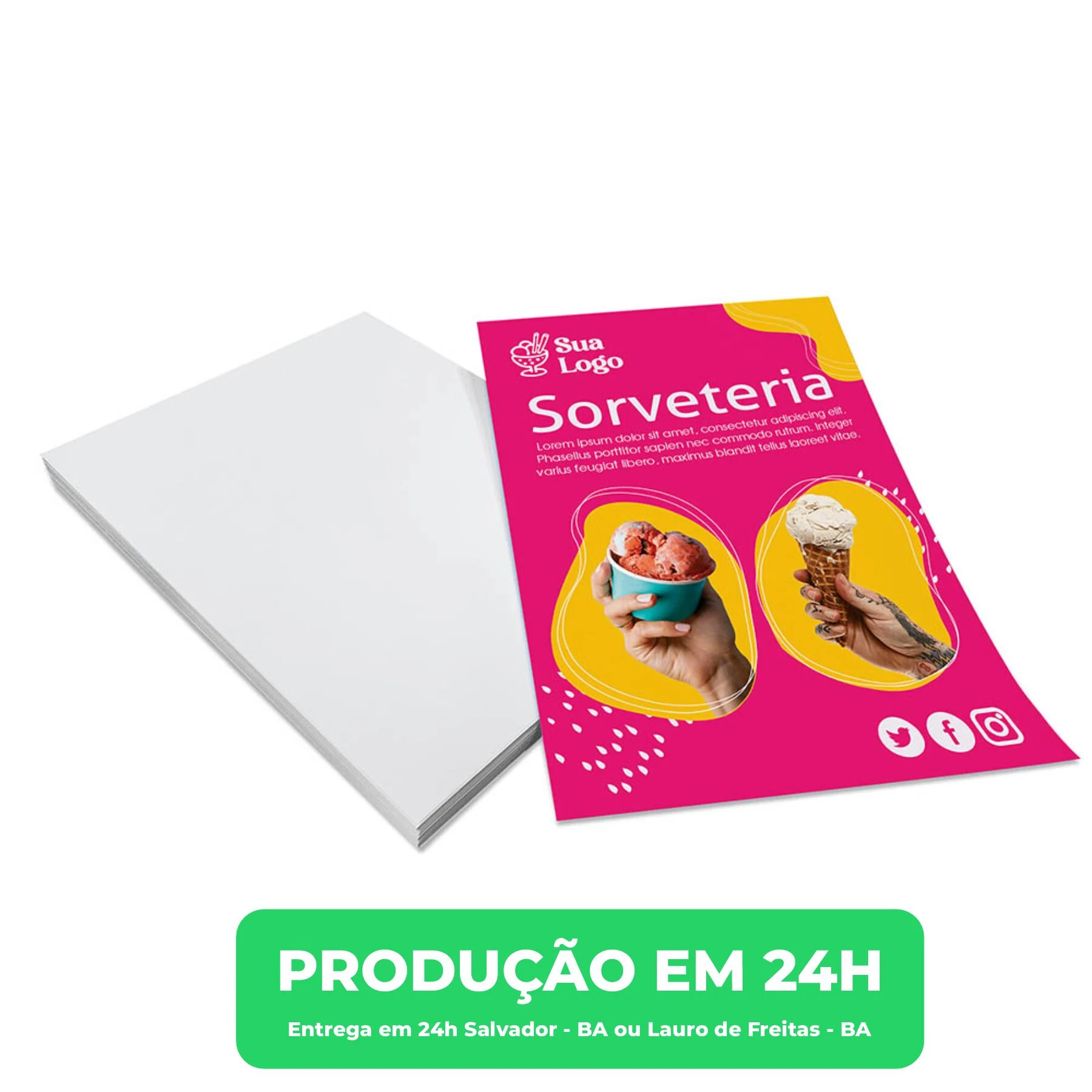 Panfletos producao rapida 24h em salvador entrega rapida salvador lauro de freitas imprimir online grafica rapida 1