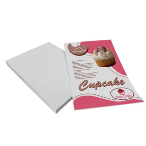 Panfletos flyers a4 20x28cm imprimir couche 90g cores so frente