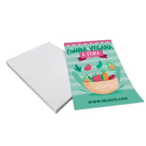 Panfletos flyers a5 14x20cm imprimir couche 90g cores so frente