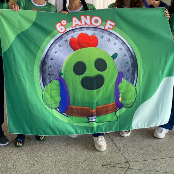 Bandeira em Tecido Personalizada Impressão Colorida Um lado - Image 2