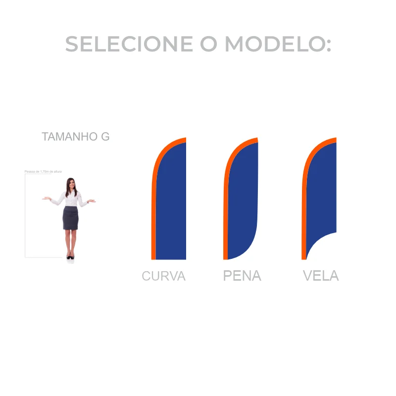 Wind banner tamanho g