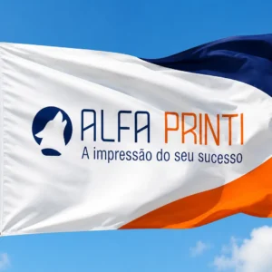 Bandeira em Tecido Personalizada Impressão Colorida Um lado M²